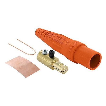 Leviton Single Pole Inline, 400 A, Male, Orange 16D23-UO