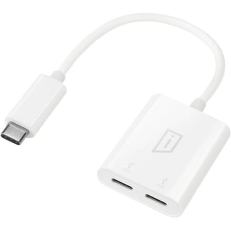 Targus ISTORE USBC TO DUAL USBC ADAPTER WHITE ACA974CAI