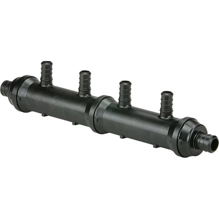 Viega Pureflow Crimp Manifold Outlet S 4 Crimp1 1 Crimp2 0.75 Crimp3 0.5 Polyalloy 65254