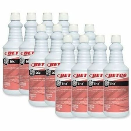 Betco Stix Toilet Bowl Cleaner, Cherry Almond Scent, 32 oz Bottle, 12PK 761200