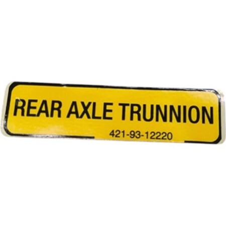 Komatsu PLATE, KOMATSU OEM 421-93-12220 421-93-12220