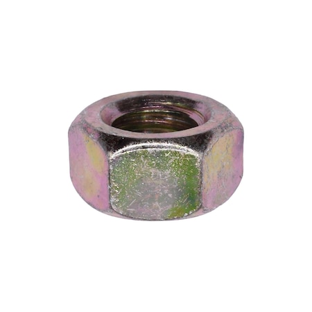 Auveco Grade 8 Hex Nut 7/16in-14 Zinc Yellow, 50PK 15643