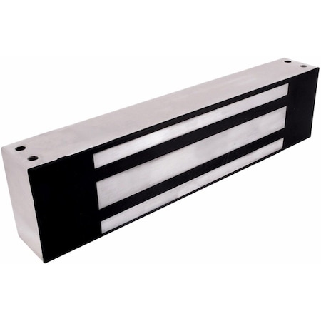 Securitron Mag Lock, Fire Rated, Face Drilled, US32D, MBS, 12/24 VDC, 1800lb M82FB