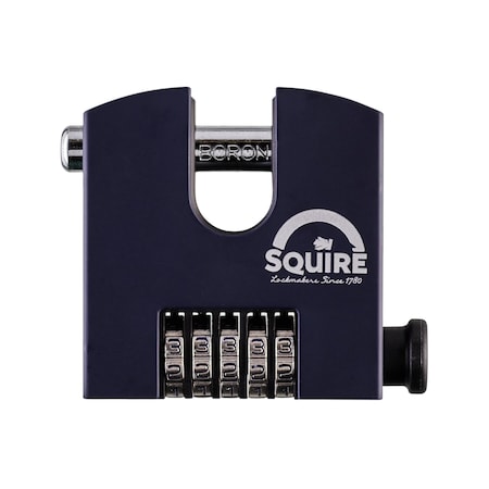 Squire SHCB75 Straight Shackle Boron Steel Combination Padlock SQ-SHCB75