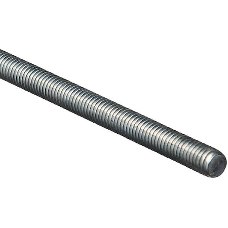 Stanley Threaded Rod, 71614 Thread, 72 in L, A Grade, Steel, Zinc, UNC Thread N179-614