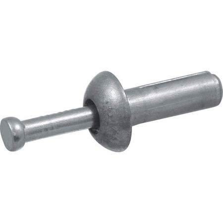 Hillman 1/4 in. D X 3/4 in. L Steel Mushroom Head Hammer Drive Anchor, 100PK 372053