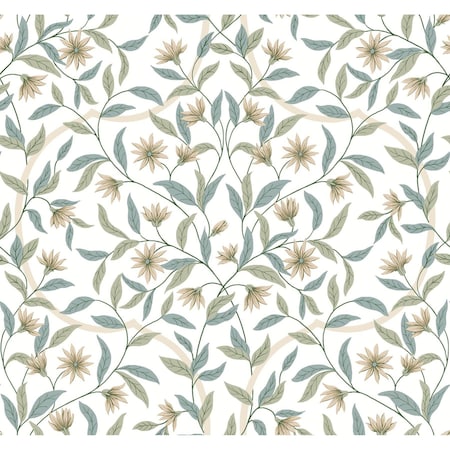York Wallcoverings Eucalyptus Jasmine Wallpaper GO8253