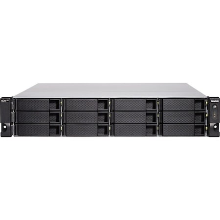 Qnap 2U 18 BAY 12 X 3.5 + 6 X 2.5 SATA 6GBPS QTS HERO NAS/ISCSI IP-SAN TS-H1886XU-RP-R2-D1622-32G-US