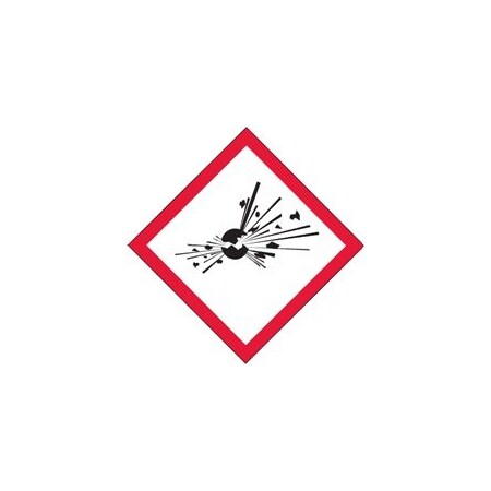 Bubblefast 1 x 1'' Pictogram - Exploding Bomb Labels BFDL4145