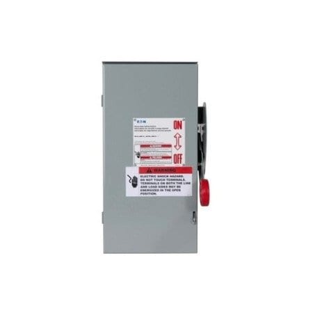 Eaton Heavy Duty Non-Fusible Safety Switch (60A, 1P, 600V, NEMA 3R) DH162URKN