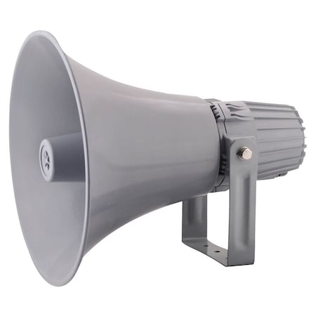 Pyle Pyle Indoor Outdoor PA Horn Speaker - 12.7 Inch 60W Compact Loud Sound Megaphone, Mounting Bracket PHSP12