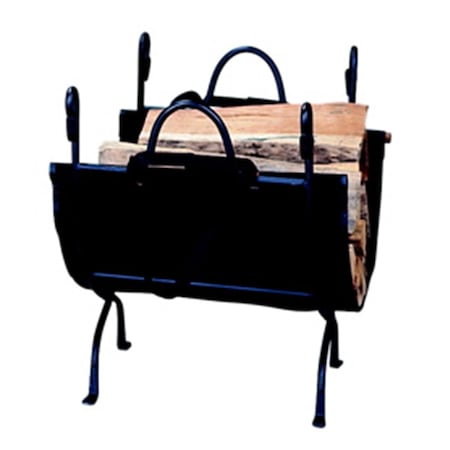 Uniflame DELUXE WROUGHT IRON LOG HOLDER W-1866