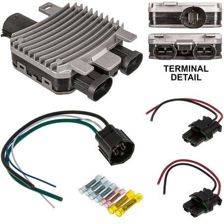 Global Parts Distributors Global Engine Cooling Control Module 1712431