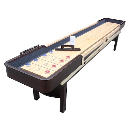 Blue Wave 9 ft. Merlot Shuffleboard Table - Espresso BG50358
