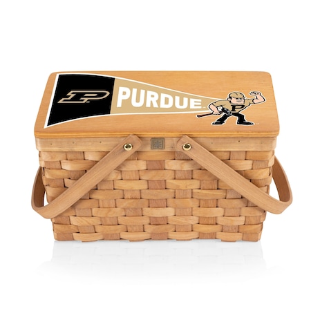 Picnic Time Family Of Brands NCAA Purdue Boilermakers Poppy Personal Picnic Basket 124-00-299-514-0