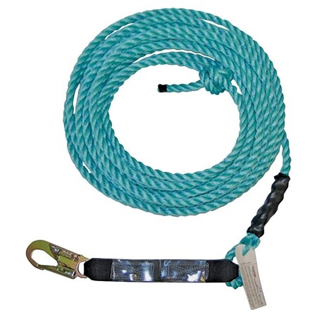 Guardian Vertical Lifeline Assembly, 130 to 310 lb, 25 ft L Line 01310