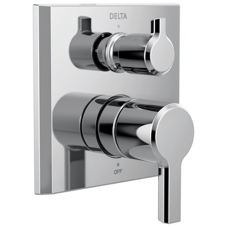 Delta Pivotal: 2-Handle Monitor 14 Series Valve Trim With 3-Setting Diverter T24899-PR