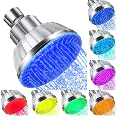Bytech Color Changing Shower Head BYMCLB107SL