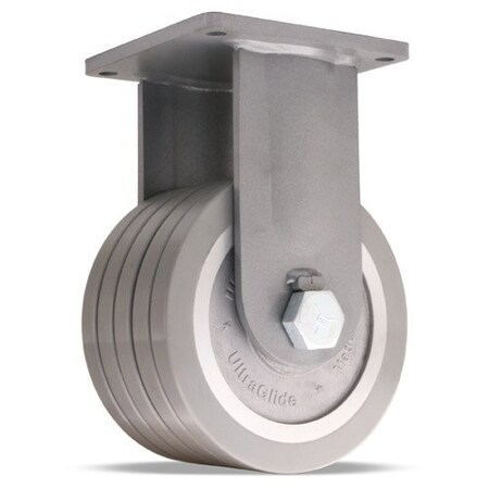 Hamilton Plate Caster, Rigid, Polyurethane, 13"H R-ZFMD-105SWF95