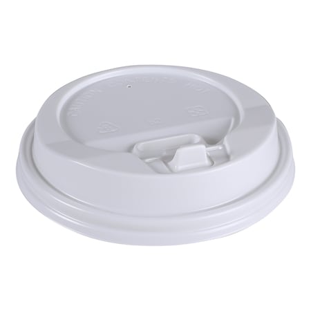 Empress Dome Lid for 10-20oz Paper Hot Cups White E1020-DLW
