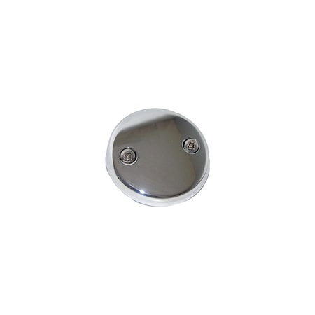 Larsen Supply Co. Bathtub Drain Waste/Overflow Face Plate, Universal, Chrome 03-1425