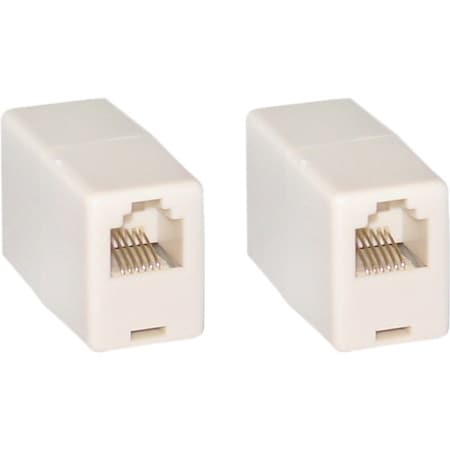 Cable Wholesale RJ12 Inline Telephone Voice Coupler MC-6P6C-RE