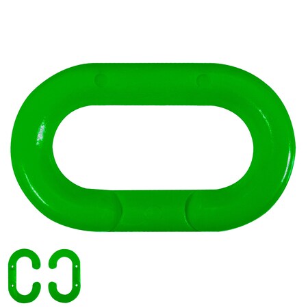 Mr. Chain Green 2" Master Links (10-Pack) 50704-10