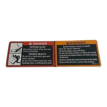 John Deere LABEL, OEM GX21565