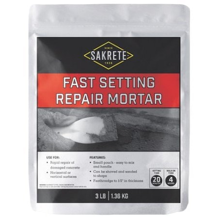 Sakrete Fast-Setting Repair Mortar (3 lb.) 120371