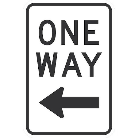 Lyle R6-2L, Oneway Left Arrow G-3701-EG_12x18