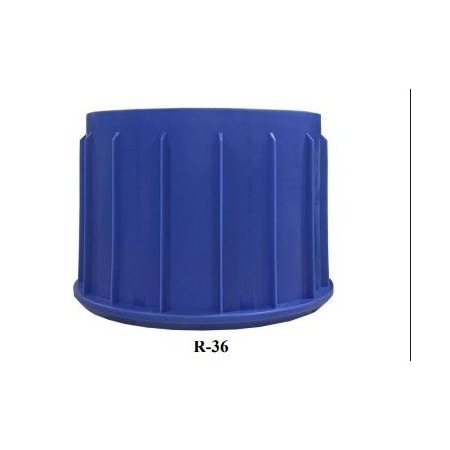 Fibertech Plastics Rhino Manhole Round Bottom 36, Fire Red RH.RB36-FR.48