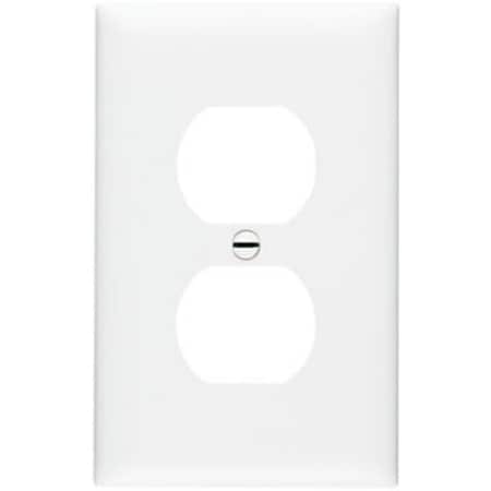 Legrand TradeMaster TPJ Wallplate, 4.9 in L, Jumbo, 1 -Gang, Nylon, White TPJ8WCC70