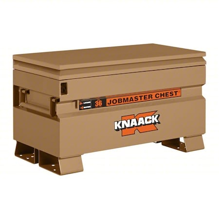 Knaack Chest-Style Box, Tan, 36x21.5x19 in, 1PK 36-KL
