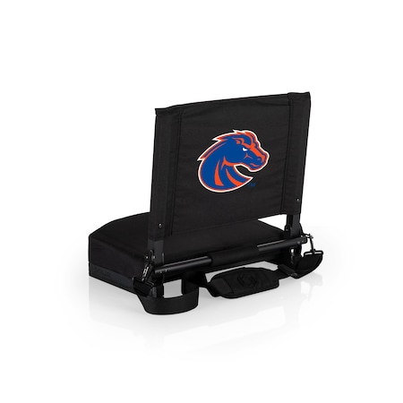 Picnic Time Family Of Brands NCAA Boise State Broncos Gridiron Stadium Seat - Lightweight, Black 627-01-179-704-0