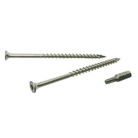 Grip-Rite PrimeGuard Max 3-1/2'' T25 Star Drive Trim Head SS Deck Screw, 5 Lb. MAXS31210DS3055