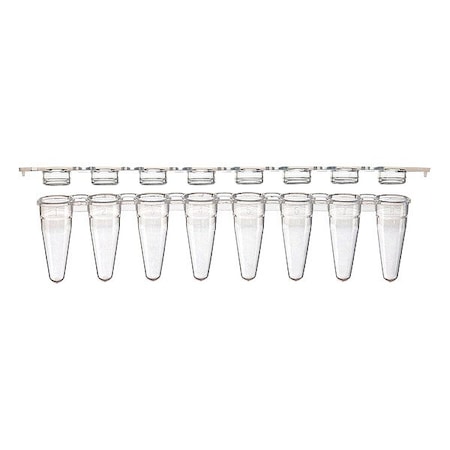 Globe Scientific Test Tube, Colorless, PK125 PCR-STR-01F