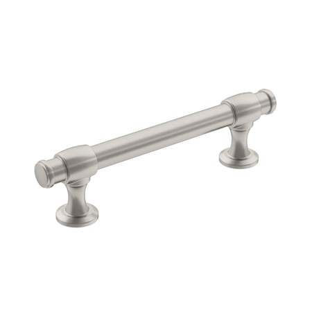 Amerock Winsome 3-3/4 in 96 mm Center-to-Center Satin Nickel Cabinet Pull BP36766G10