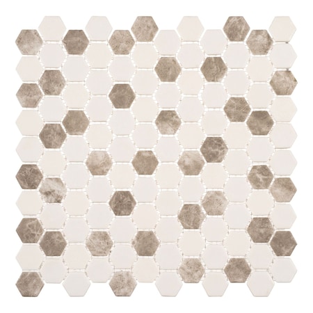 Andova Tiles Trillions 0.01" x 0.01" Glass Honeycomb Tile ANDTRI567