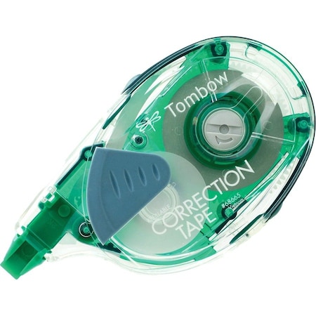 Tombow MONO Refillable Correction Tape, Clear Applicator, 0.17" x 472" 68665