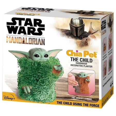 Auric Mandalorian The Child Standing Decorative Planter Clay, Multi Color AU3308751