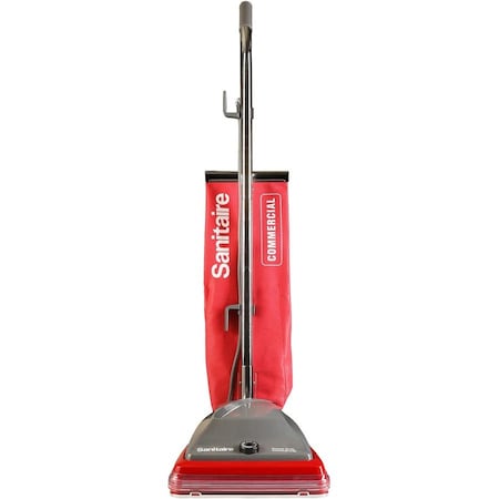 Sanitaire TRADITION Upright Vacuum with Shake-Out Bag, 16 lb, Red SC684G