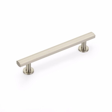 Schaub 5in Center to Center Heathrow Cabinet Pull Brushed Nickel Finish 561-BN