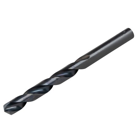 Irwin Drill Bit, 7/16, 135deg, Black Oxide, PK5, Cutting Direction: Right Hand 67528
