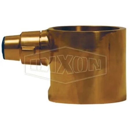 Dixon The Right Connection Fire Hose Adapter, 2-1/2 in Nominal, FBRIT x FNST End Style, Brass, Domestic BID250F