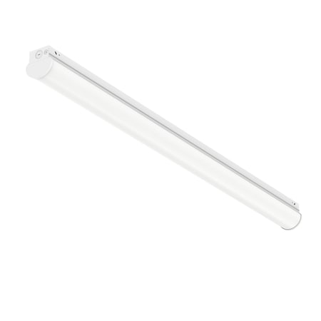 Energetic Lighting 4 ft. Integrated LED White Strip Light Fixture 3CCT Wattage lumens selectable SLAM4NS52SE83550