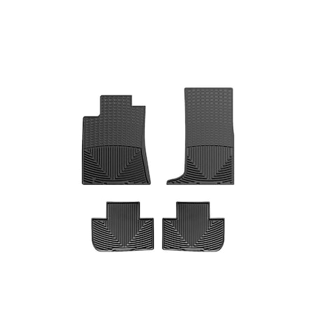 Weathertech Black, Front and Rear All Weather Floor Mats W93-W193