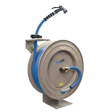 Ag-Lite AG-Lite Rubber Water Hose Reel Heavy Duty Single Arm Assembly 5/8" x 50' ALWRHD5850