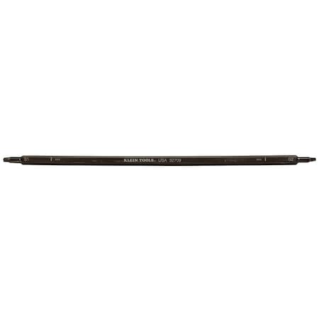 Klein Tools Adjustable-Length Screwdriver Blade, Square No 1, No 2 32709
