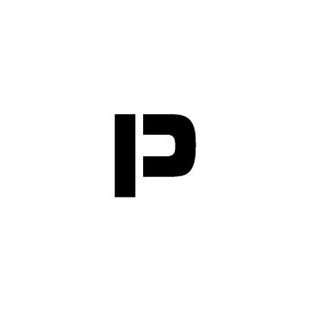 National Marker Co Individual Character Stencil 8in - Letter P PMC8-P