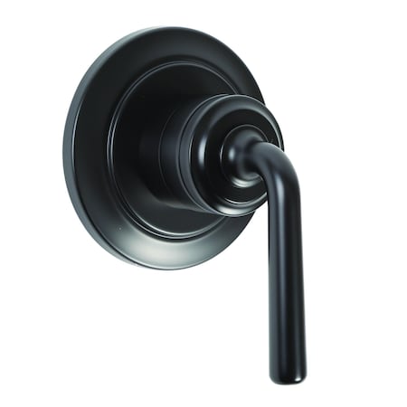 Speakman 3-Way Transfer Shower Valve Trim, Lever Handle, Matte Black CPT-4620-3-MB